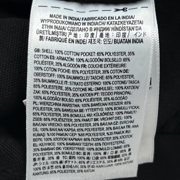 Vans Off the Wall Comber Shorts Black Chino Cotton Button-Waist Size 28 - NWOT - Picture 7 of 8